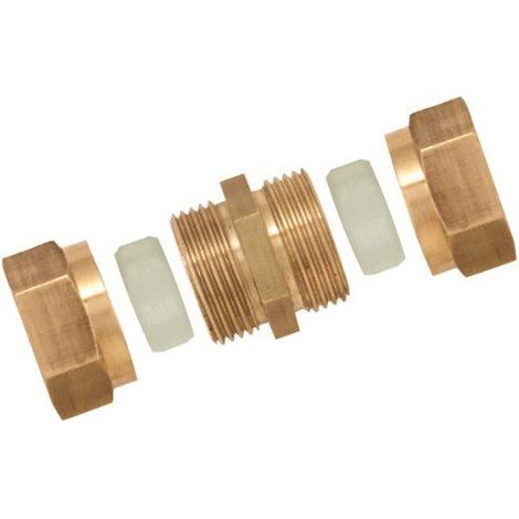 Boutte 3117748 Raccord laiton bague delrin Tube 14 (1/4)