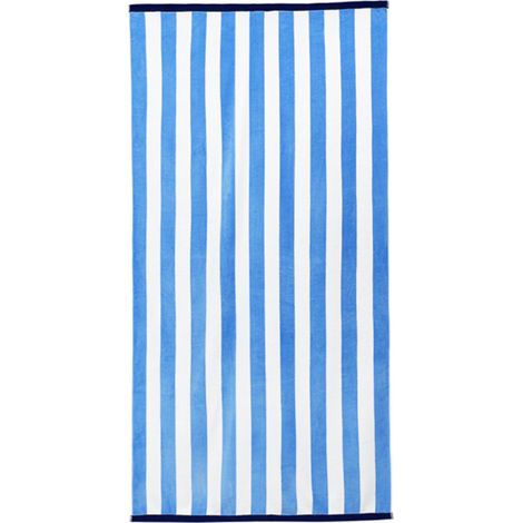 1 Serviette de plage, Coton pur, Ultra-absorbante, 180x90 cm, Douche, Camping (1/5)