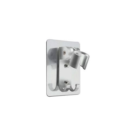 Soporte de ducha mural desmontable con ángulo ajustable, impermeable y resistente, para baños de hotel. - Crezuo
