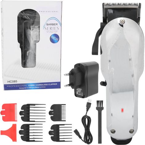 Kit de Coiffure Professionnel pour Homme - Tondeuse Rechargeable avec Peignes de Guidage (1/5)