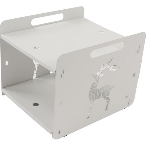 Bureau Bibliothèque Amovible Design Cerf Haute Capacité Charge Réglable Hauteur Rangement Livres Bureau Étagère (1/5)