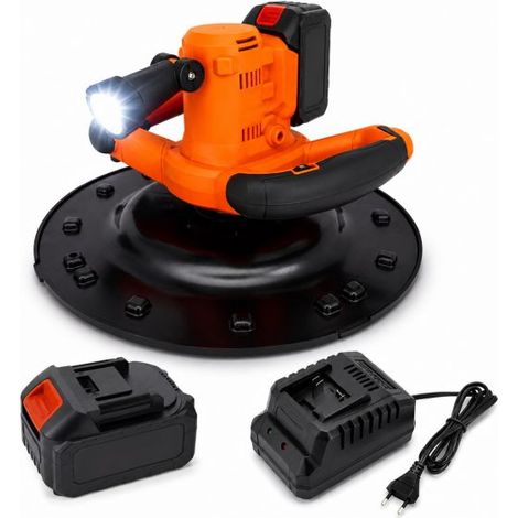 Cazzuola Levigatrice Frattone a Batteria 198V 6AH con Regolazione Velocità e LED (1/5)