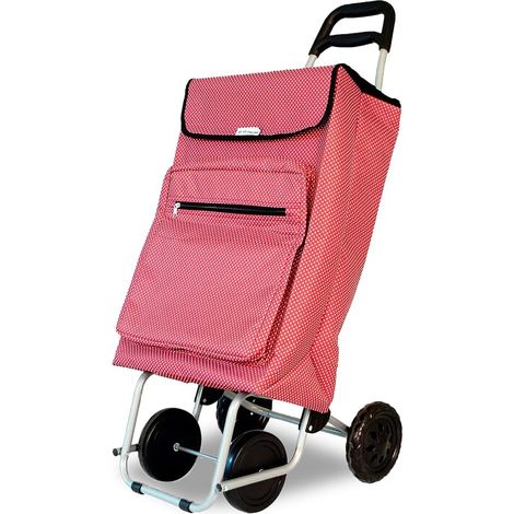 AMIG  Chariot des courses isotherme  5  Acier  Imprimé rouge (1/5)