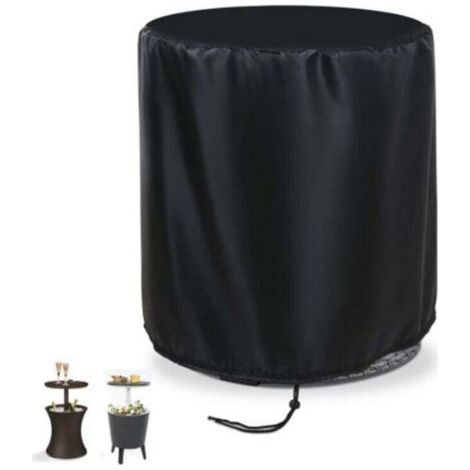 Housse de table ronde Housse de bar pour glacière à bière Housse de table et de chaise pour l'extérieur (52x58cm) (1/5)