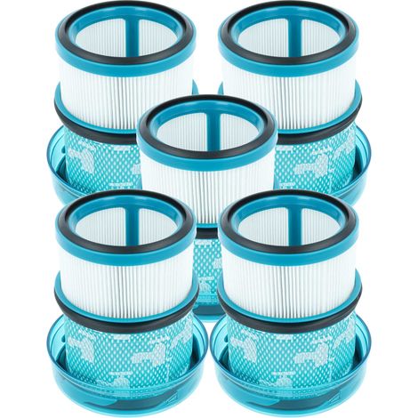 vhbw 5x Filter compatible with Dyson DS60 Vacuum Cleaner - HEPA filter Blue (1/4)