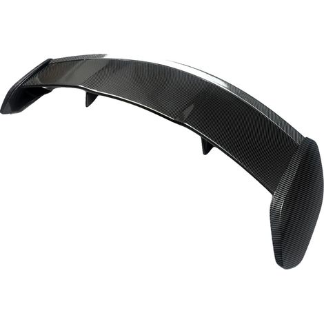 Spoiler trasero de techo, estilo A45, plástico ABS resistente, aspecto de fibra de carbono. (1/2)