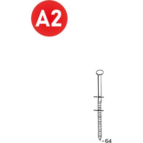 7 200 Pointes Annelées Inox 16° (Coil) - 2.5/2.7x64 mm - D-Work (1/4)