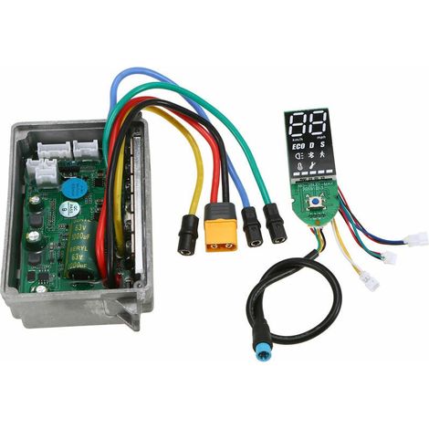 Contrôleur de carte mère de Scooter électrique contrôleur de carte mère + panneau d'affichage de tableau de bord remplacement pour Ninebot Max G30,argent (1/5)