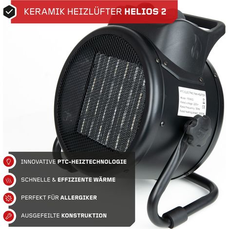 FEISTOS Keramik Heizlüfter Helios 3000 3000 W 28x18x32 cm (1/5)