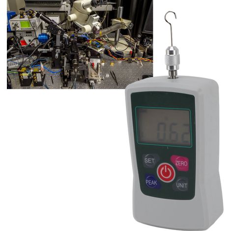 Manomètre numérique ZX Mini à force de poussée-traction, testeur de force de poussée-traction multifonctionnel de haute précision avec capteur intégré (1/5)