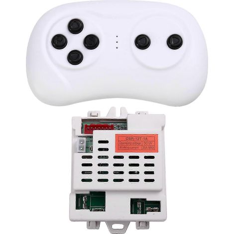 Pièces de rechange pour la télécommande réceptrice CSR12T1A compatible avec les voitures électriques pour enfants. (1/5)
