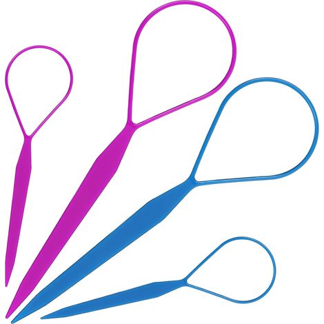 Outil de tressage de cheveux (4 pièces), outil pour tresser les cheveux, outil de coiffure, torsadeur de cheveux (1/5)