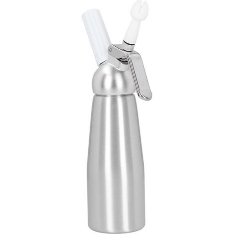 Siphon à crème chantilly en alliage d'aluminium avec 3 embouts décoratifs, 500 ml (1/5)