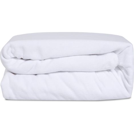 OLYMPE LITERIE Protège matelas absorbant SONGE 160x200 cm Coton gratté (1/5)