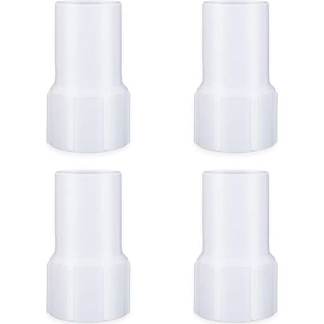 1½"-Poolschlauch-Schutzhülle (4er-Pack) – Gewindeanschluss für Spiralansaugung, kompatibel mit allen Filtersystemen