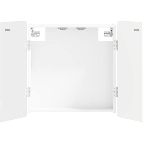 vidaXL Armario para dianas ZWOLLE Blanco 52,5 x 10,5 x 57,5 cm (1/2)