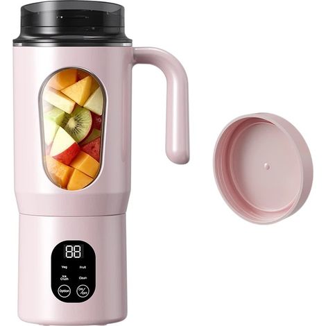 Mixeur portable multifonction rose rechargeable fruits smoothie… (1/5)