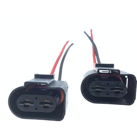 Compatible with the Lingyu electric fan socket for Volkswagen Passat, 2-pin connector 4B0971955 10720169 (1/5)