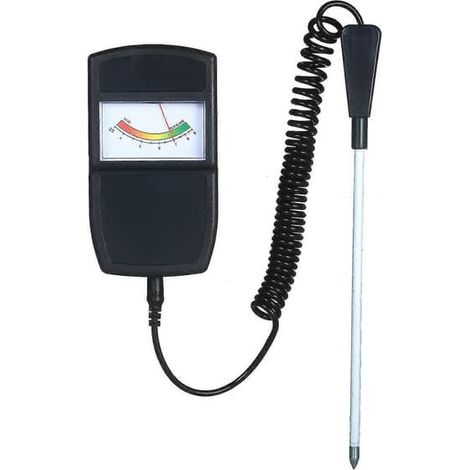 Testeur de pH du sol, kit d'analyse du sol, analyseur d'acidité et d'alcalinité du sol, sonde d'acidité amovible pour l'intérieur (1/5)