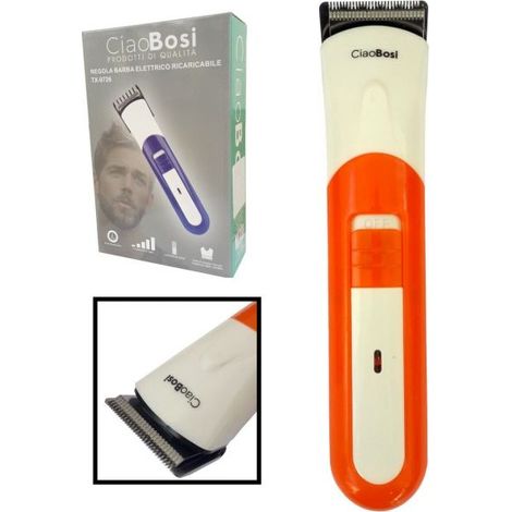 Rasoio taglia capelli elettrico regola barba batteria ricaricabile TX-9726