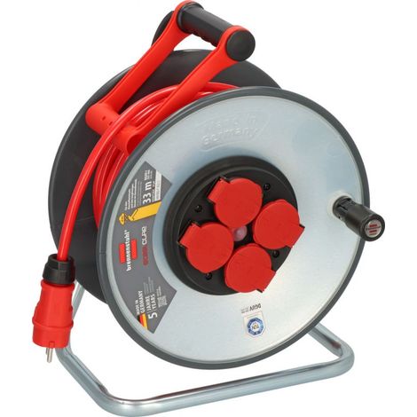 Enrouleur de câble Brennenstuhl professionalLINE SteelCore SC 3210 IP44, 33 m H07BQ-F 3G2,5 - 9192330210