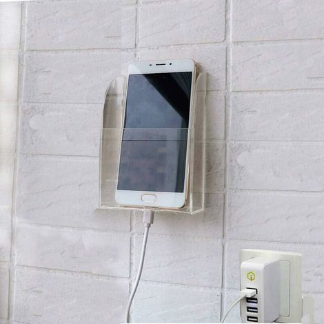 Support Mural en Acrylique pour téléphone Portable avec télécommande 1 Case (1/5)