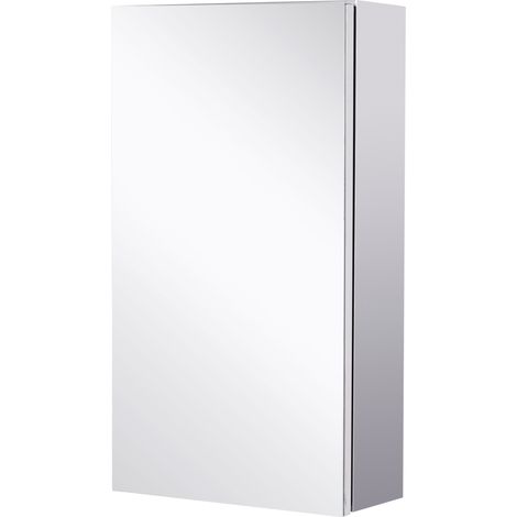Stainless Steel Wallmounted Bathroom Mirror Storage Cabinet 300mm (W) (1/5)