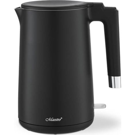 Elegante bollitore elettrico nero Maestro 1.7l 1800W MR-026-black
