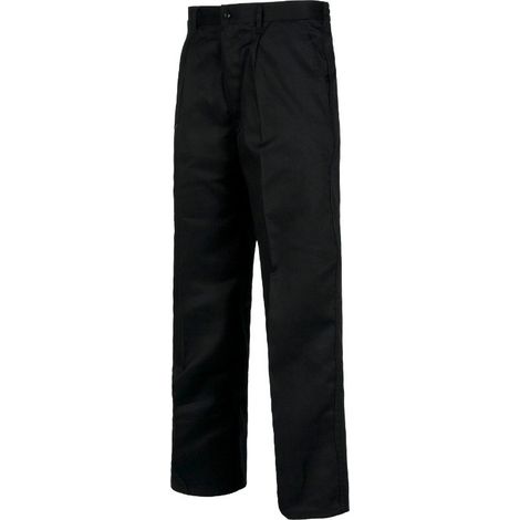 Pantalón Industrial con cierre de botón y bragueta de cremallera WORKTEAM B1402 60 Negro (1/2)