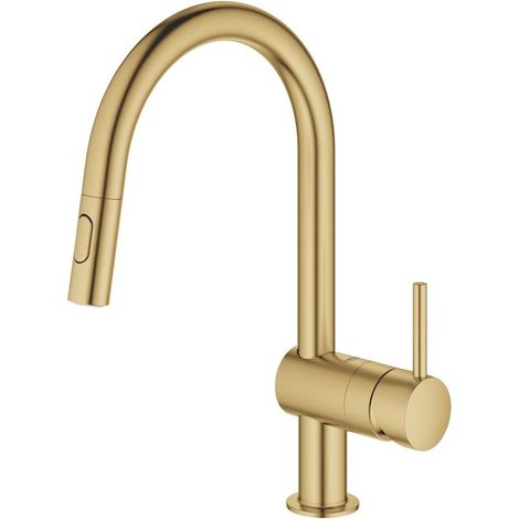 GROHE Minta Einhand-Spültischarmatur, Ausladung 223mm, C-Auslauf, (1/5)