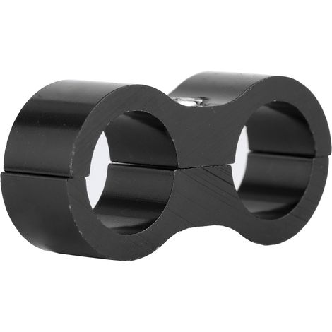 Collier de séparation de tuyau 8AN, raccord en alliage d'aluminium, adaptateur pour conduites de carburant/huile/frein/gaz, noir (1/5)