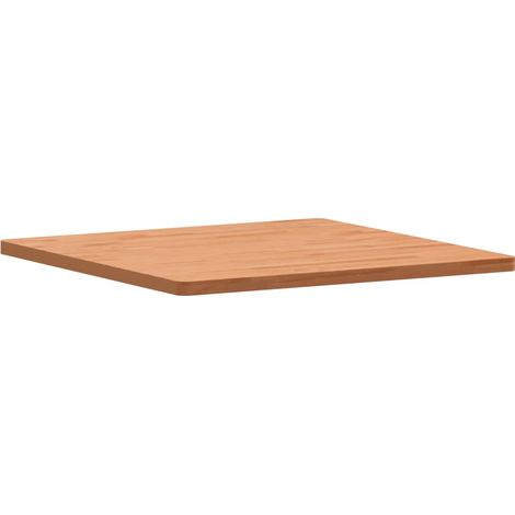 Dessus de table 70x70x2,5 carré bois massif de hêtre (1/5)
