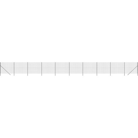 Maison Exclusive - Maschendrahtzaun Anthrazit 1,6x25 m Verzinkter