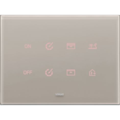 VIMAR - 21664.73 Placca 4M grigio perla