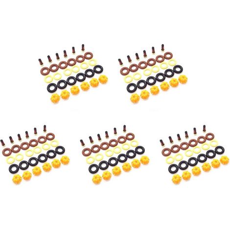 Kit de reparación para 5 inyectores de combustible 0280150440 13641703819. Apto para vehículos E60, E39, 520I y 523I. Repuesto AY-RK004. (1/4)