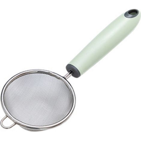 Passoire à farine en acier inoxydable, tamis à huile, cuillère adhésive, idéale pour la maison, la cuisine, les restaurants, les hôtels et les bars - 22,5 cm - 1 pièce (1/5)