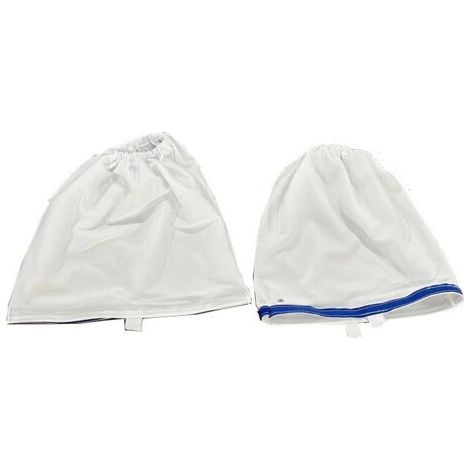 Lot de 2 sacs filtrants fins de rechange pour nettoyeurs de piscine Aquabot/Aqua Filter Bag Products 8114, compatibles avec les petits nettoyeurs à roues Aquabot S-2-40 S2-50 Pura 4X Pura 5X (1/5)
