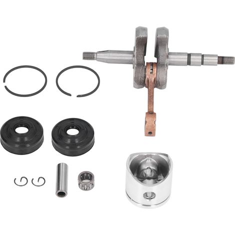 Vilebrequin 38mm Kit Joint SPI Segment Piston Roulement pour Tronçonneuse Husqvarna 136 137 141 142 (1/5)