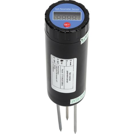 Testeur de pH de sol 3 sondes avec affichage numérique pour jardin, pelouse et ferme (1/5)