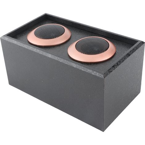 Haut-parleur d'aigus passif en bois HiFi 35 W 6 Ω noir (1/5)