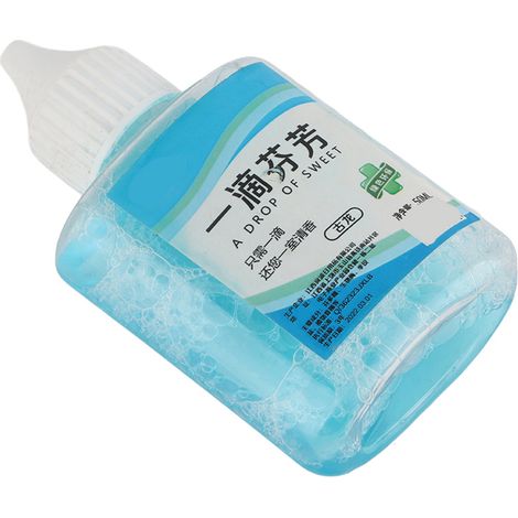 Désodorisant pour toilettes 50 ml, nettoyant pour salle de bain et toilettes, accessoire de nettoyage pour toilettes et eau de Cologne. (1/5)