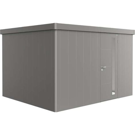 Casetta Neo 3D porta standard, grigio quarzo metallizzato