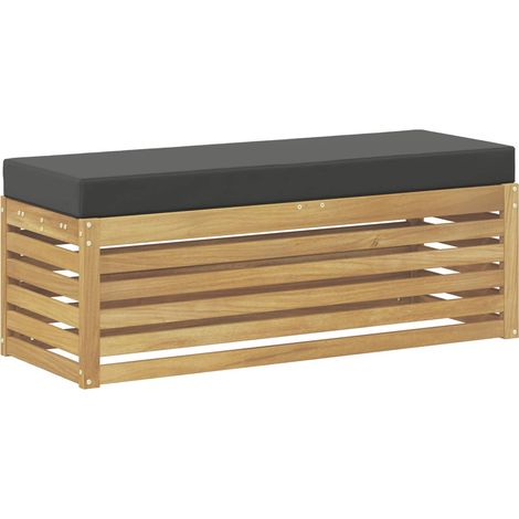 Set di divani da esterno Bianco e Antracite 115 x 43 x 45 cm vidaXL
