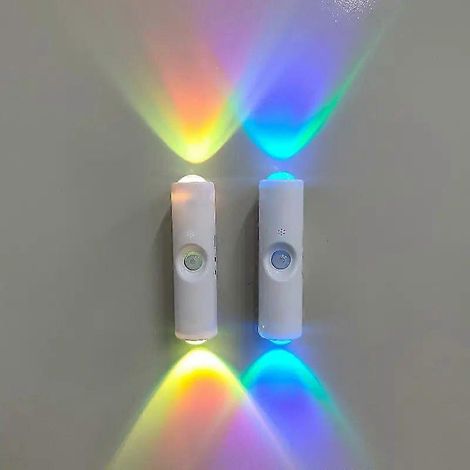 Lámpara de noche con sensor de movimiento, lámpara de pared LED recargable por USB con encendido/apagado automático regulable, montaje magnético, luz blanca moderna para dormitorio, pasillo y escalera (1/5)