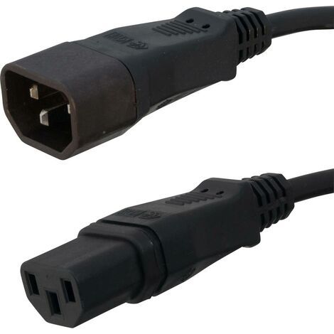 HAWA R771 appareils IEC Câble de raccordement noir 1.00 m X035351 (1/5)