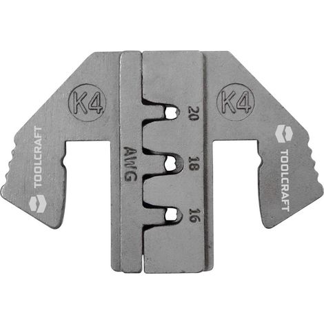 TOOLCRAFT PLE-0K4 Matrici di crimpaggio Adatto per connettore: DEUTSCH Range di compressione AWG: 16 fino a 20 awg Adat (1/5)