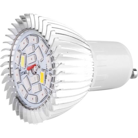 Spectre complet 85-265V 18W 18 LED élèvent l'ampoule de croissance hydroponique légère de plante de fleur (GU10) (1/5)