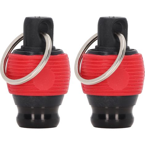 Porte-embouts de tournevis 2 pièces, fixation rapide et résistante à l'usure, pour outils de 1/4 de pouce, couleur rouge (1/5)