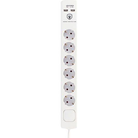 Regleta Enchufes 6 Tomas con Interruptor TM Electron 230 V (1/4)