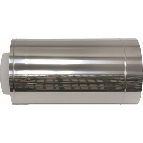 Vaillant Rallonge DN 300/200 0,5 m inox pour système d'évacuation façade DN 200, 0020095578
